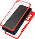 Oppo A74 4G Plexiglas Back Polymer Front Contour Red Mobile Phone Case