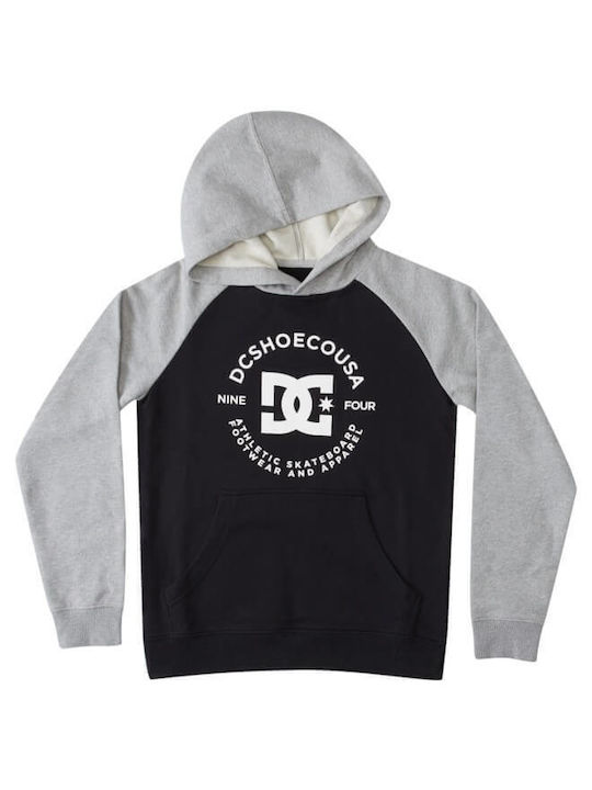 DC Kids Sweatshirt with Hood and Pocket Black