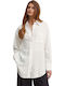 Baredana Women's Long Sleeve Shirt White