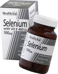 Health Aid Selenium & Vitamin E 100mg 30 caps