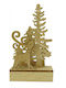 Beleuchtet Weihnachtliche Holz Figur Hirsche Braun