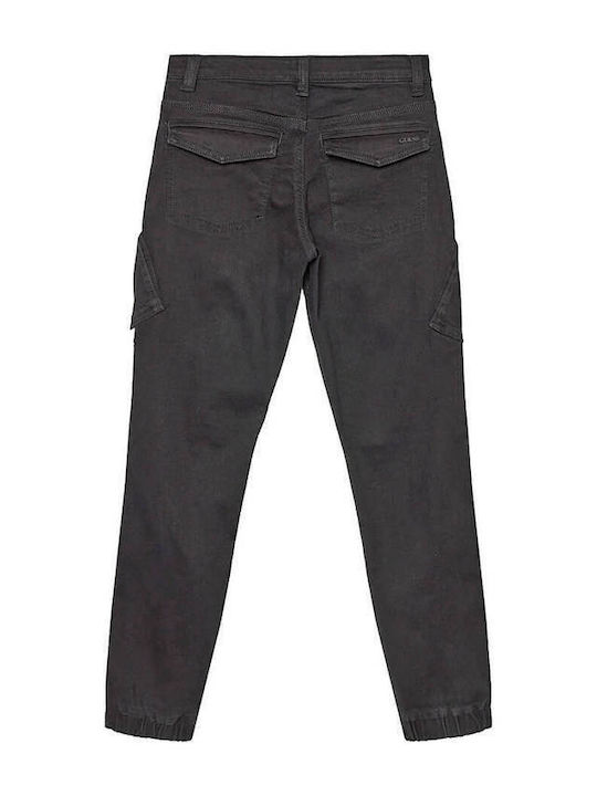 Guess Pantaloni copii din denim negru