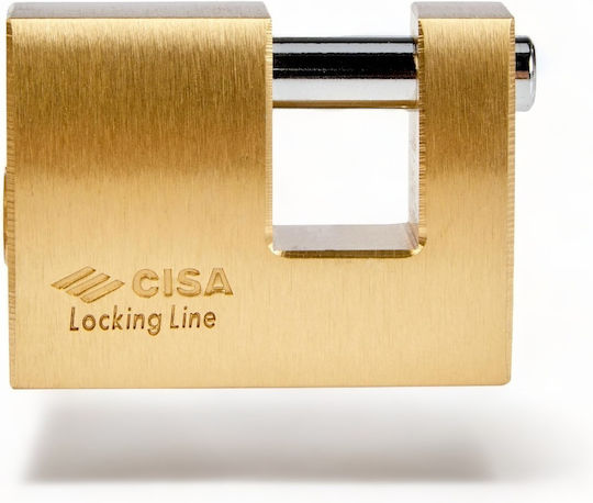 Cisa 21610 Bronze Padlock Monoblock with Key 52mm 1pcs