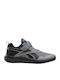 Rush Runner Rush Runner 5 PS Kids Sports Shoes Running with Hoop & Loop Closure Grey / Black