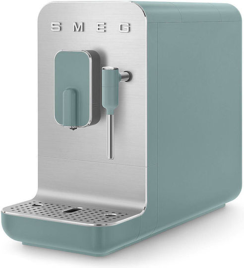 Smeg Automatische Espressomaschine 1350W Druck 19bar mit Mahlwerk Blau BCC02EGMEU