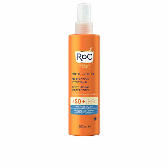 Soleil-Protect Αδιάβροχη Αντηλιακή Λοσιόν Σώματος SPF50 σε Spray 200ml