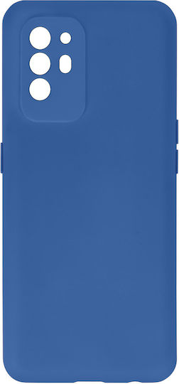 Калъф Oppo A94 5g Силиконов Полутвърд Soft Touch Син
