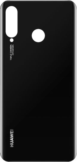 Clappio Capac Baterie Negru pentru Huawei P30 Lite