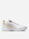 LeBron NXXT Gen AMPD Low Basketball Shoes White / University Red / Metallic Silver / Black