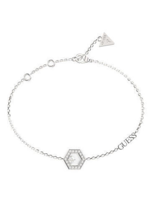 Guess Damen Armband aus Stahl mit Zirkon