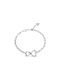 Guess Bracelet Mon Amour with design Heart made of Steel with Zircon