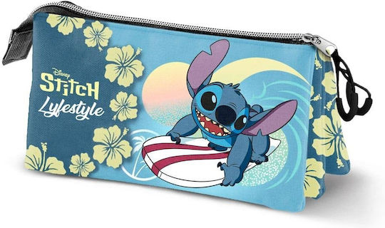 Disney Stitch Lifestyle Pencil Case Triple