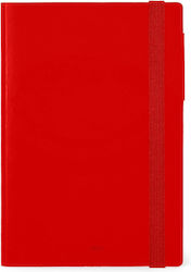 Weekly Diary 2025 Legami 12x18cm Medium Radiant Red Notebook Ag2512074