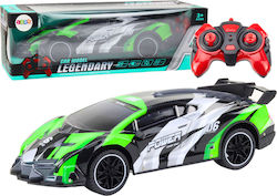 Mașină Sport Telecomandată RC 1:10 25km/h Lumini Verde Mașină Sport Telecomandată RC 1:10 25km/h Lumini Verde