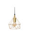 Pendant Light Gold 19x17cm