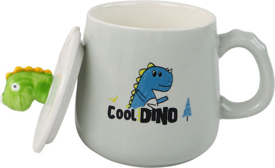 Dinosaur Κούπα Κεραμική Μπλε 350ml