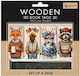 Wooden Bookmarks Cozywood Booklovers Set of 4 Pcs Bkn312 Cozywood