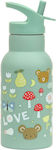 Dbssjo71 A Little Lovely Company Thermos Bottle Double Wall Stainless Steel 350ml Joy