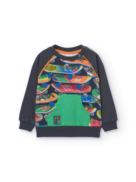 Boboli Kinder Sweatshirt Anthracite