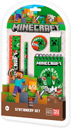 Set de papetărie Minecraft 5 bucăți 12 bucăți