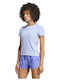 Adidas Adizero Essentials Women's Athletic T-shirt Fast Drying Lilacc