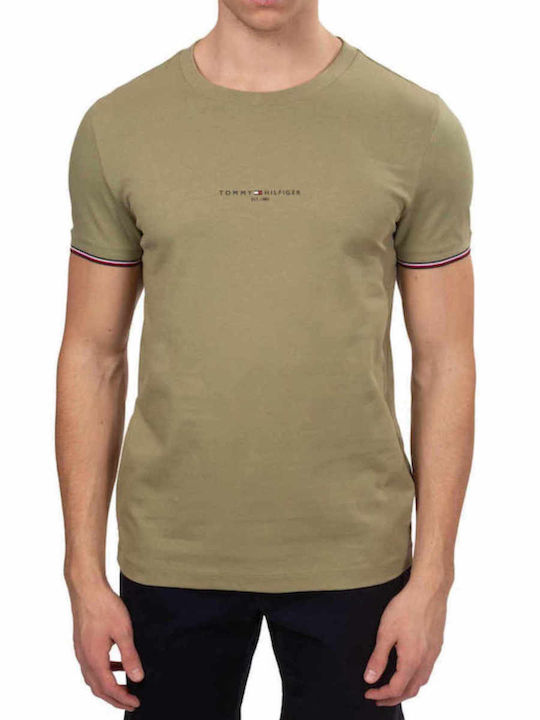 Tommy Hilfiger T-shirt Λαδί