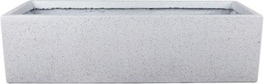 Marhome Planter Box Plastic White 60x19x19cm. 06-00-94787-S