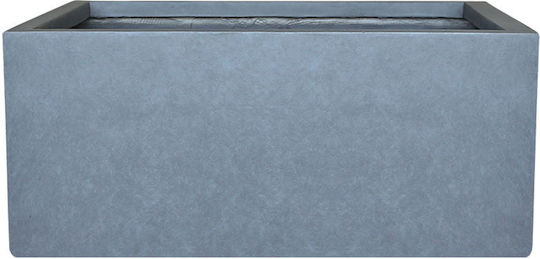 Marhome Ζαρντινιέρα Πλαστική Γκρι 100x42x40εκ.