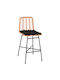 Stool for Bar Outdoor Gerald Black, Beige