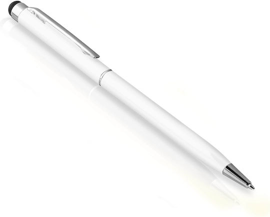 Avizar Silicone Tip Stilou Tactil de culoare Alb STYL-BIK-WH