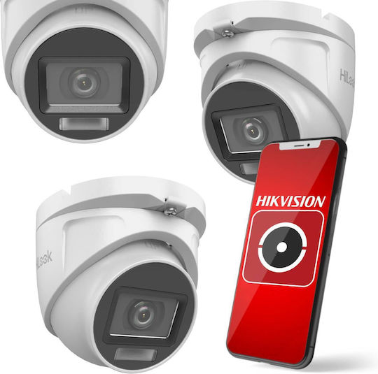 Tvi Hilook от Hikvision 5MP куполна камера Tvicam-t5m-20dl 2.8mm