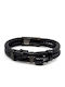 Legend Accessories Ανδρικό Βραχιόλι από Δέρμα 21cm
