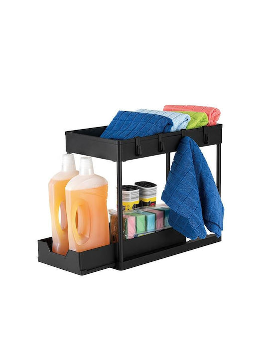 Berlinger Haus Metallisches Regal / Küchenorganisationsständer 40x22x33,5 cm Schwarze