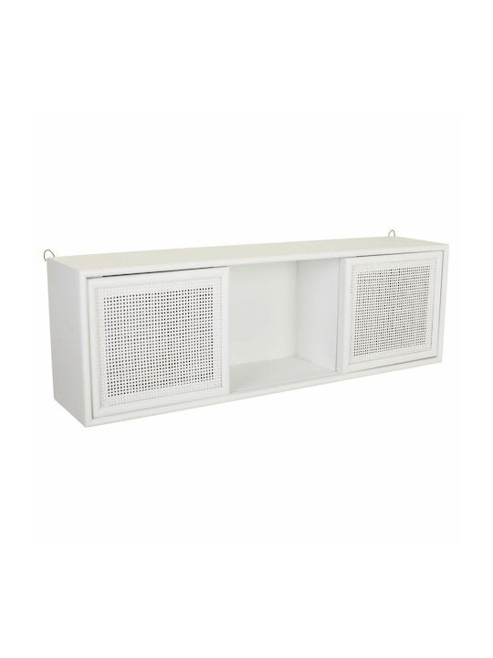 Shelf Wall Silver Bamboo 17x26x81cm