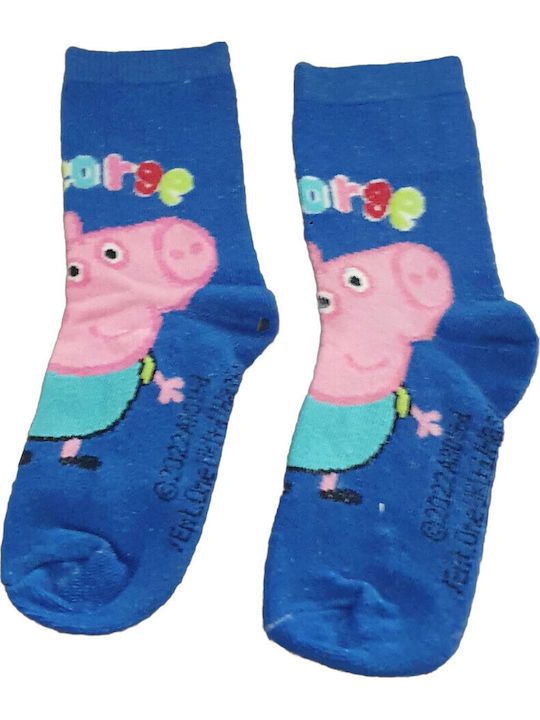 Peppa Pig Παιδικές Κάλτσες George Pig Blue