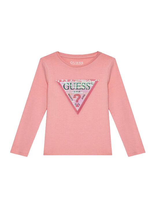 Guess Kinderhemd Langarm Rosa