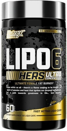Nutrex Lipo 6 Hers Black 60 capace