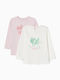 Zippy Set of Kids Blouses White