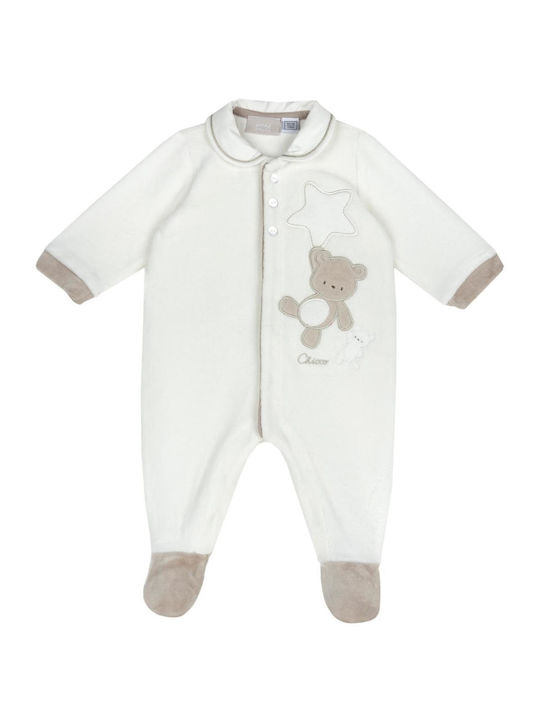 Chicco Baby Bodysuit Velvet Ecru