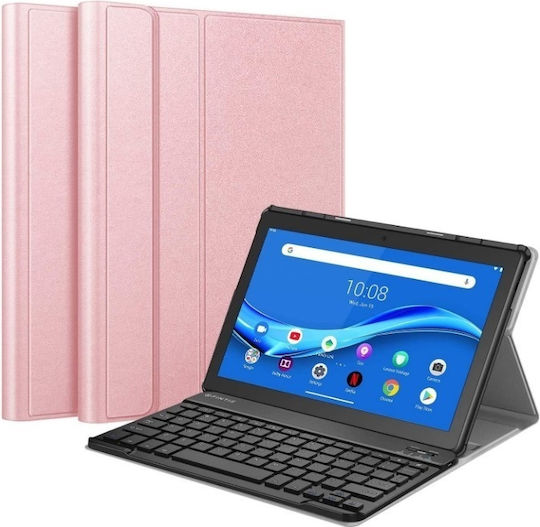 Bluetooth Flip Cover with Keyboard Rose Gold for Lenovo Tab P11 Pro