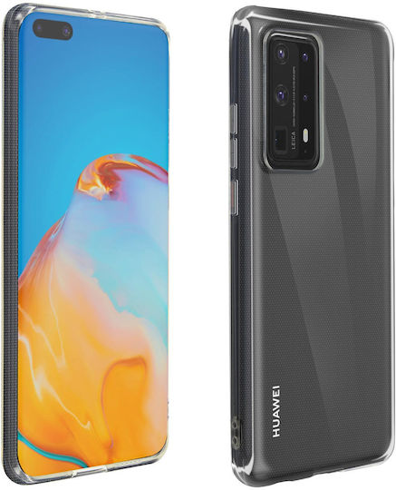 Carcasă Huawei P40 Pro din silicon ultra-subțire transparentă