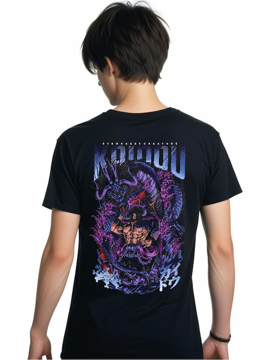 T-shirt Kaidou One Piece Pop Culture Black