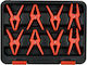 Metal Clips Set Securing Rigid Cables 8pcs Yt-08391 Yato