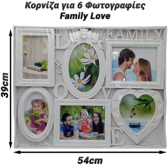 Family Love Multi Montare Pe Perete 6 Fotografii Din Polirosină