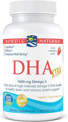 Nordic Naturals DHA Cod Liver Oil & Fish Oil 1660mg 60 Softgels Nordic Naturals DHA Cod Liver Oil & Fish Oil 1660mg 60 Softgels