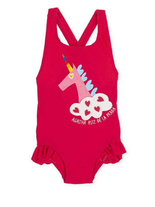 Agatha Ruiz De La Prada Детски Бански Една част Корал
