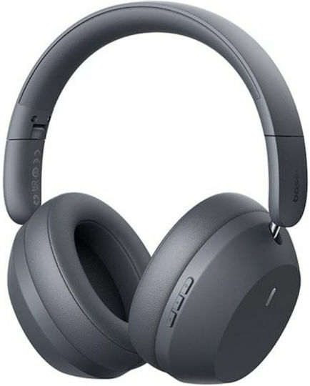 Baseus Bass 35 Wireless / Wired Over Ear Headphones with 50 hours of Operation and Quick Charge Gray