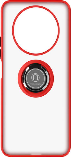 Honor Magic4 Lite Bi-Material Metallischer Ring Video Ständer Rot