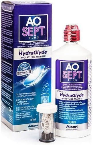 Alcon Aosept Plus Hydraglyde Kontaktlinsenlösung 360ml