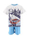 Superheroes Kids Pyjamas Cotton White